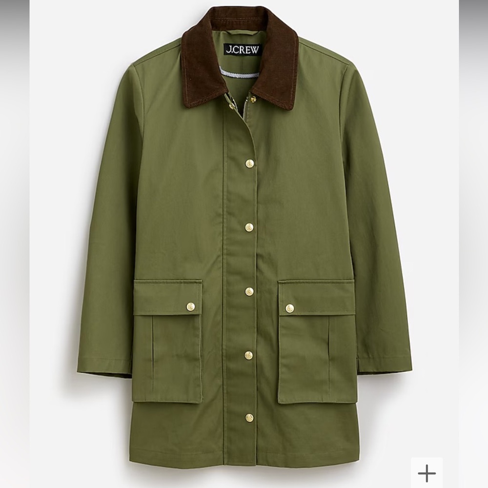 J. Crew Heritage Barn Jacket in waxed cotton twi.ll SZ xsmall